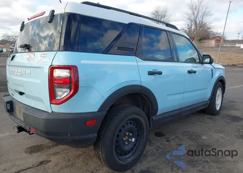 2024 Ford Bronco Sport Heritage z USA, uszkodzony, nr VIN 3FMCR9G61RRE16312